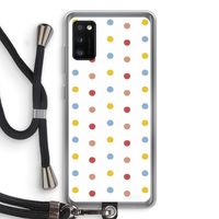 Bollen: Samsung Galaxy A41 Transparant Hoesje met koord