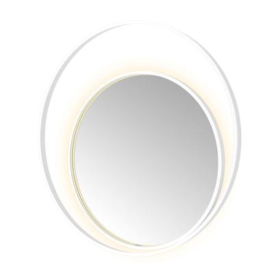 Spiegel Hotbath &MORE 100x100 cm LED-Verlichting Spiegelverwarming Rond Deco Mat Wit