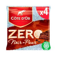 Côte d'Or Zero - puur - 4-pack (4x50g) - 200g