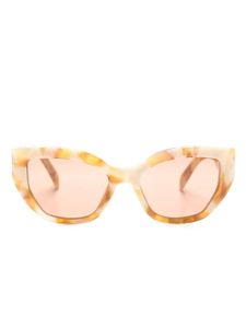 Prada Eyewear lunettes de soleil à monture papillon - Tons neutres