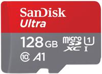 SanDisk Ultra + Adapter microSDXC-kaart 128 GB A1 Application Performance Class, UHS-Class 1 - thumbnail