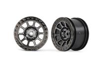 Traxxas - Wheels, 2.2' (black chrome) (2) (Bandit rear) (TRX-2480A) - thumbnail