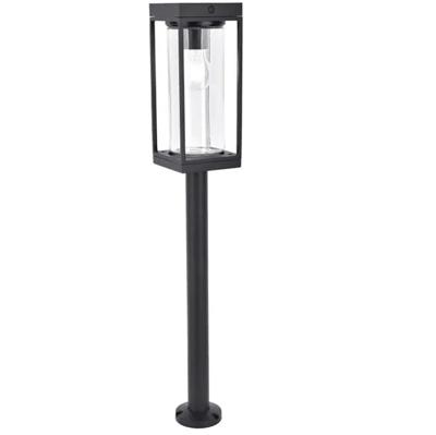 Lutec Flair staande tuinlamp solar met E27 fitting industrieel 76cm