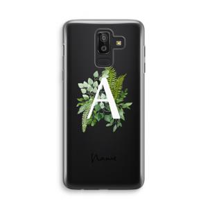 Green Brush: Samsung Galaxy J8 (2018) Transparant Hoesje