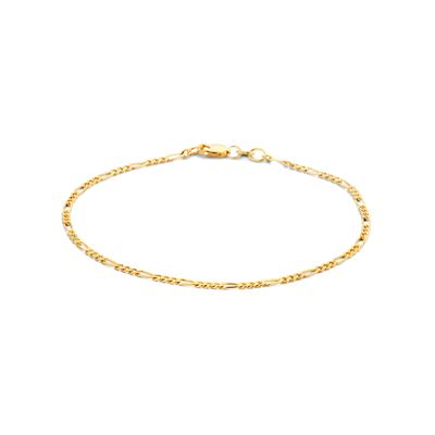 Armband Figaroschakel geelgoud 1,8 mm