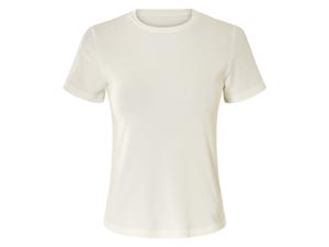 esmara Geribd dames shirt (M (40/42), Wit)