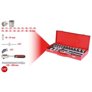 KS Tools 917.4024 dopsleutel & dopsleutelset Stopcontactset