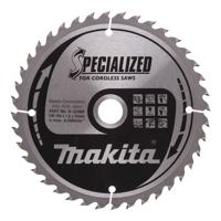 Makita Cirkelzaagblad voor Hout | Specialized: Accu | Ø 165mm Asgat 20mm 40T - B-32960