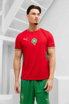 Marokko Shirt Thuis Senior 2026/2028 - Maat M - Kleur: Rood | Soccerfanshop