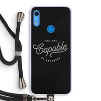 Capable: Huawei Y6s Transparant Hoesje met koord Capable: Huawei Y6s Transparant Hoesje met koord
