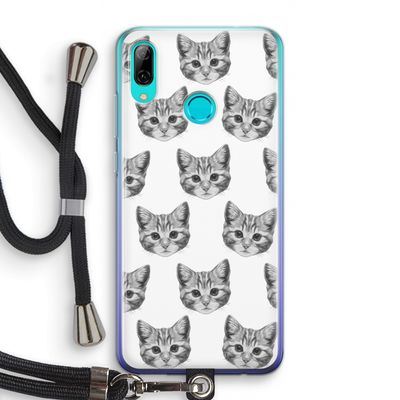 Kitten: Huawei P Smart (2019) Transparant Hoesje met koord