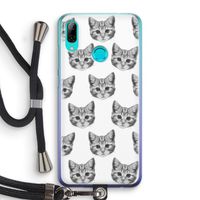 Kitten: Huawei P Smart (2019) Transparant Hoesje met koord Kitten: Huawei P Smart (2019) Transparant Hoesje met koord