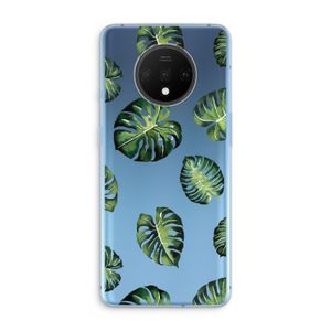 Tropische bladeren: OnePlus 7T Transparant Hoesje