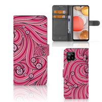 Samsung Galaxy A42 5G Hoesje Swirl Pink