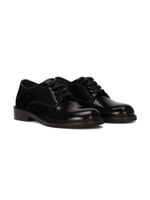 Dolce & Gabbana Kids derbies en cuir - Noir