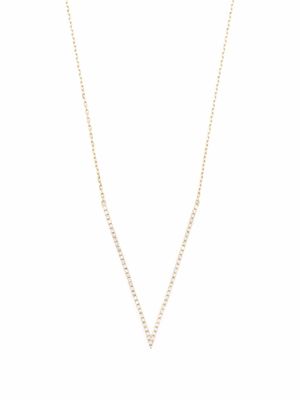 Djula collier Big V en or 18ct orné de diamants