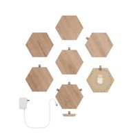Nanoleaf Elements Wood Look Hexagons Starter Kit 7-Pack - thumbnail