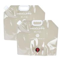 Redcliffs Opvouwbare jerrycan/watertank - 2x - 8 liter - met tapkraantje - camping