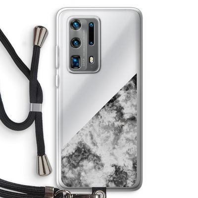 Onweer: Huawei P40 Pro Plus Transparant Hoesje met koord