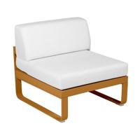 Fermob Bellevie 1-zitsmodule loungebank Gingerbread - Off-White