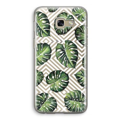 Geometrische jungle: Samsung Galaxy A5 (2017) Transparant Hoesje
