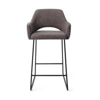 Jesper Home Yanai barkruk H65 Amazing Grey slide black