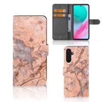 Samsung Galaxy M54 | Bookcase | Marmer Oranje