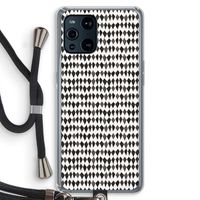 Crazy shapes: Oppo Find X3 Transparant Hoesje met koord