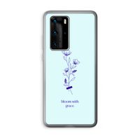 Bloom with grace: Huawei P40 Pro Transparant Hoesje