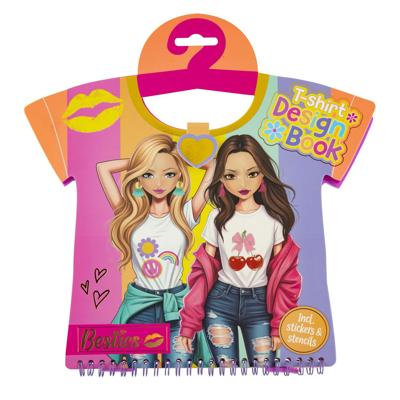 Creative Craft Group T-shirt ontwerpboek - 20 vellen met stickers & sjablonen
