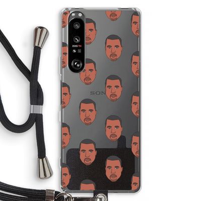 Kanye Call Me?: Sony Xperia 1 III Transparant Hoesje met koord
