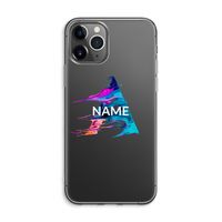 Abstract Spectrum: iPhone 11 Pro Max Transparant Hoesje