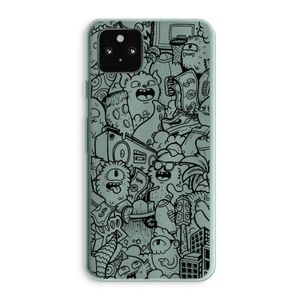 Vexx Black City : Google Pixel 5a 5G Transparant Hoesje
