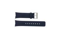 Horlogeband Nautica A23002G Rubber Blauw 28mm