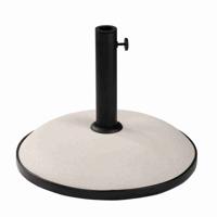 Marbueno Parasol Rond Cement 45x36 cm 20KG Wit Tuin, Zwembad en Terras 10451