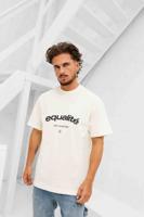 Equalité Celeste Oversized T-Shirt Heren Gebroken Wit - Maat XS - Kleur: Gebroken WitZwart | Soccerfanshop