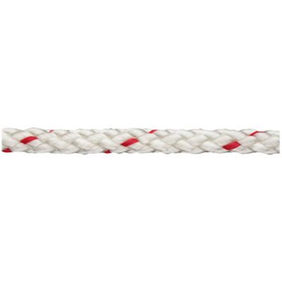 dörner + helmer 190029 Polypropyleenschotlijn Gevlochten (Ø x l) 12 mm x 60 m Rood, Wit