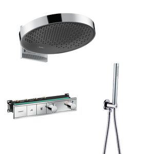 Hansgrohe Rainfinity inbouw regendouche met thermostaatkraan RainSelect en Saniclear handdouche chroom