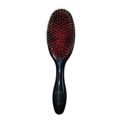 Denman Grooming Brush D81S Small Boar + Nylon Zwart Borstel Ref.DE081S 1St