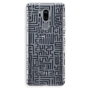 Moroccan Print: LG G7 Thinq Transparant Hoesje