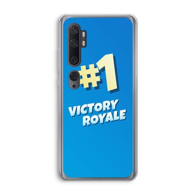 Victory Royale: Xiaomi Mi Note 10 Transparant Hoesje