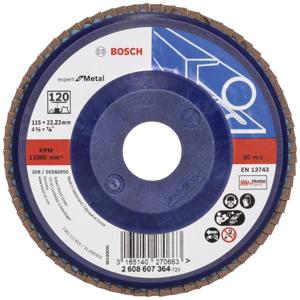 Bosch Accessories 2608607364 X551 Lamellenschijf Diameter 115 mm Boordiameter 22.33 mm Staal 1 stuk(s)