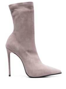 Le Silla bottes Eva 120 mm en daim - Rose