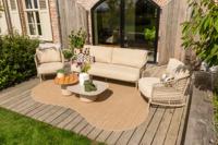4SO Puccini/Demi stoel-bank loungeset (5-delig) - Latte
