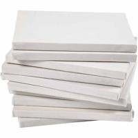 Creativ Company Gespannen canvas, d: 1,6 cm, a3, afm 29,7x42 cm, 280 gr, wit, 40 stuk/ 1 doos