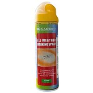 Markeerspray All Weather 500ml Geel Kadeem