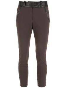 Gloria Coelho pantalon skinny à coupe courte - Marron
