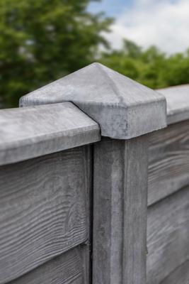 Berton afdekpet antraciet hoekmodel diamantkop Tuindeco - Tuindeco