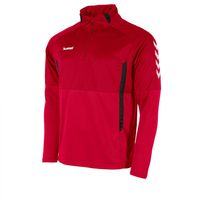 Authentic 1/4 Zip Top Rood - thumbnail