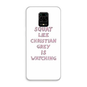 Christian Grey: Xiaomi Redmi Note 10 Lite Transparant Hoesje